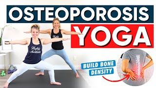 Osteoporosis yoga video to build bone density FOLLOW ALONG 15 Min [upl. by Jacie]