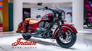 quotIndian Chief Dark Horse  The Dark Cruiser for the Modern Riderquot [upl. by Notlih]