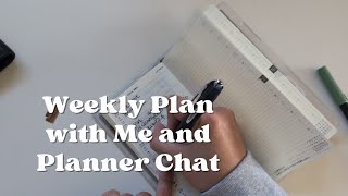 weekly plan with me and planner chat  hobonichi weeks  minimal planner  Nicole makes plans [upl. by Akela623]