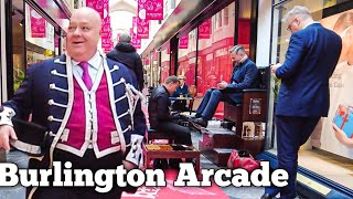 🇬🇧 Burlington Arcade London  4k Walking Tour of Burlington Arcade London  United Kingdom [upl. by Mendive]