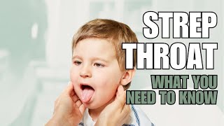 Strep Throat in Kids Symptoms and Treatment by Pediatrician [upl. by Tsew109]