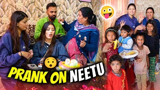 Prank on Neetu🤯 aur Kanya Pujan 🙏 [upl. by Pauwles]