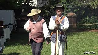 9152024 Revolutionary Revel at Raynham Hall  Huntington Militia Musket Demo [upl. by Artenahs403]