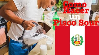 Como Preparar un Pisco Sour  Formula del 3  2  1  El Pisco es Peruano [upl. by Selyn518]