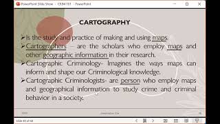 CARTOGRAPHIC SCHOOL OF THOUGHT MISS CATHY [upl. by Aon]