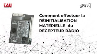 TAU  Comment effectuer la RÉINITIALISATION MATÉRIELLE du RÉCEPTEUR RADIO [upl. by Nwonknu]