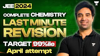 Complete Chemistry Revision in One Shot  JEE 2024 [upl. by Lema96]