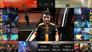 VIT vs G2 Game 2 Highlights  VITALITY vs G2 ESPORTS EU LCS Week 4 Summer 2016 [upl. by Eceinal]