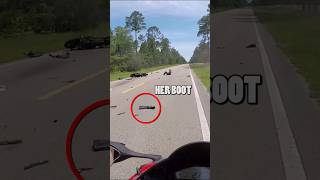 Worst Motorcycle Crash bikelife crash [upl. by Hermione851]