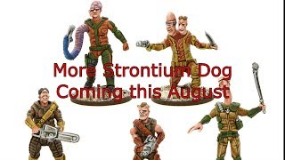 news more Strontium Dog Miniatures game this August [upl. by Fassold]