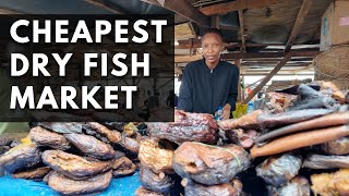 Cheapest Dry Fish Market in Lagos Nigeria  Otto Market in Lagos [upl. by Killen]