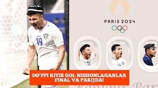 DO‘PPI KIYIB GOL NISHONLAGANLAR FINAL VA PARIJDA🔥 [upl. by Yeorgi813]