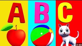 A For Apple B For Ball I abcd Song I Abcd Rhymes I Abcd Nursery Rhymes I Kids Songs I Abc songs [upl. by Airel365]