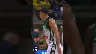 Kostas clutch Sloukas ☘️💦 paobc paobcgr panathinaikos euroleague [upl. by Eintihw]