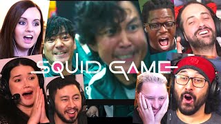 REACTORS React To SQUID GAME  TUG OF WAR INTENSE SCENE  Episode 4  STICK TO THE TEAM  INSANE [upl. by Irving643]