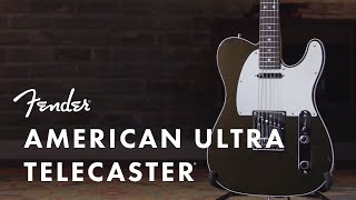 American Ultra Telecaster  American Ultra Series  Fender [upl. by Hound274]