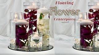 Dollar Tree Inspired Floating Flower Wedding Centerpiece  Dollar Tree Wedding Decor DIY Tutorial [upl. by Assina]