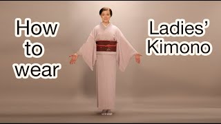 How to wear ladies kimono comfortably [upl. by Annayr]