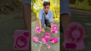 Satisfying With Unboxing Toy Set Review Washing Machine Vacuum Cleaner Hair Dryer Iron amp Fan 🔥 [upl. by Saddler]