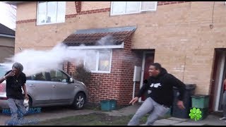 egging my mad uncle PRANK TURNED INTO A ROCK FIGHT [upl. by Rich556]