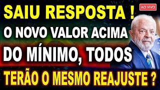 Aumento Do Salário PARA QUEM GANHA ACIMA DO MÍNIMO EM 2024  Entenda Os Reajustes Diferentes [upl. by Yenroc]