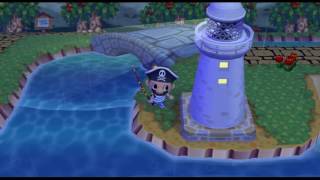 Animal Crossing City Folk  Catching a Coelacanth  1080p HD Dolphin WiiGC Emulator [upl. by Ayoras]