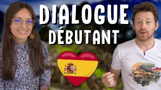 CONVERSATION de base en ESPAGNOL soustitrée 🇪🇸💬 pour les débutants [upl. by Frodeen]