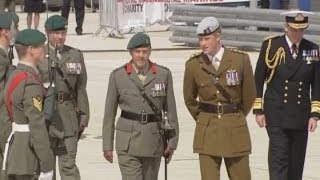 Prince Harry opens new Royal Navy Centre [upl. by Eiduam]