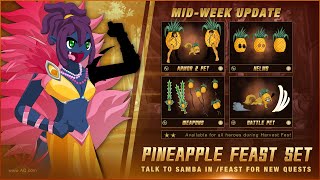 AQW MidWeek Update Pineapple Feast Set [upl. by Kussell276]