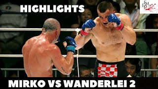 Mirko Ccro Cop vs Wanderlei Silva 2 highlights Мирко Крокоп Вандерлей Сильва 2 [upl. by Eryt]