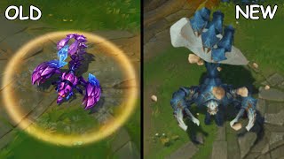 SKARNER REWORK New vs Old Abilities Comparison League of Legends [upl. by Earlie]