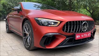 MercedesAMG GT 63S EPerformance 4Door Coupé ₹33 crore  Reallife review [upl. by Ytsirc]