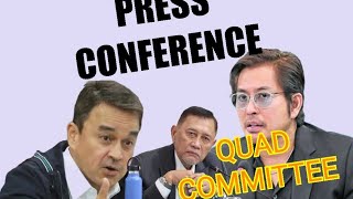 PRESS CONFERENCE NG QUAD COMMITTEE [upl. by Margarette]