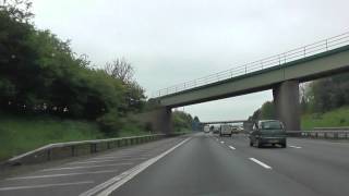 Driving On The M5 From J29 Honiton amp Exeter Airport To J31 A30 A38 England 4th May 2012 [upl. by Yntrok184]