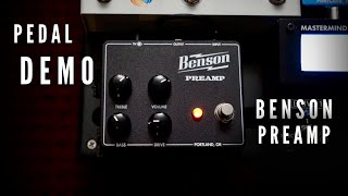 Benson Preamp  Pedal Demo [upl. by Oiramej]