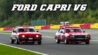 Ford Capri 30 V6 sounds at Spa 2016 [upl. by Artenra317]