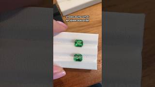 Green Tsavorite 4 carat matched pair [upl. by Giarla]