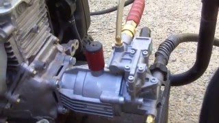 REPLACE EXCELL 2500 PRESSURE WASHER PUMP [upl. by Armington]