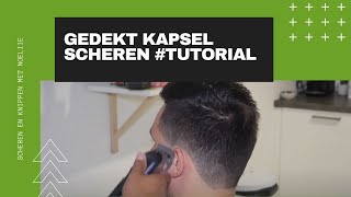 GEDEKTE OVERLOOP SCHEREN 20 TUTORIAL [upl. by Hadwyn]