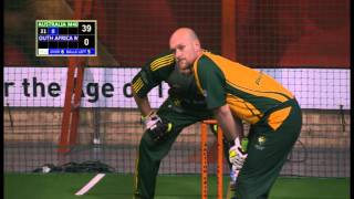 Indoor Cricket Masters World Series 2013 O40 Final Australia vs South Africa Part 1 [upl. by Cadman]