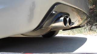 BMW E60 530D Exhaust sound Only catalyst removeddecat [upl. by Naam470]