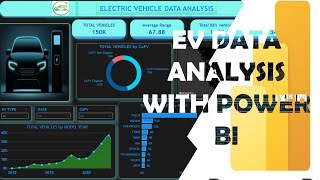 EV Data Analysis with Power BI  End to End Power BI Project  DAX Query [upl. by Nerual]