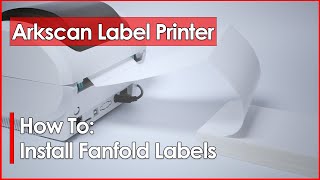 How to Load Fanfold Labels amp Big Roll Labels for Shipping Label Printer [upl. by Highams]