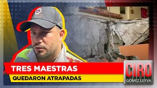 Colapsa techo en escuela de Ciudad Victoria Tamaulipas tres maestras quedaron atrapadas  Ciro [upl. by Esital]