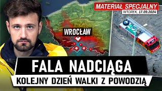 Wielka WODA zalewa POLSKĘ  Nadciąga FALA na WROCŁAW 17092024 [upl. by Killarney]