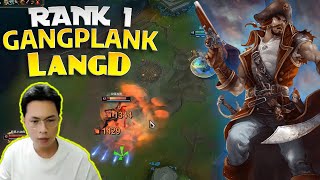 🔴 LangD Gangplank vs Aatrox  LangD Rank 1 Gangplank Guide [upl. by Dierdre332]