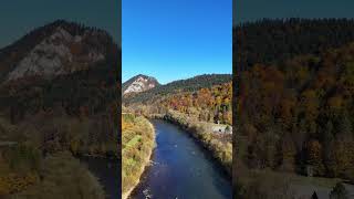 Jesienny mood drone poland djimini4pro dunajec pieniny [upl. by Dukey]