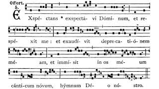 Gregorian Chant  Julian D Jankowski  15th Sunday after Pentecost  Offertory [upl. by Ahsyla]