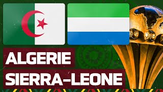 🔴🎥 🇩🇿 🇸🇱 Match LiveDirect  ALGERIE  SIERRA LEONE  LES CHAMPIONS DAFRIQUE EN LICE   CAN 2022 [upl. by Akinohs]