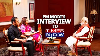 LIVE PM Modis interview to Times Now [upl. by Macey874]